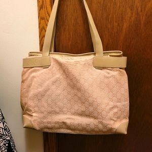 Vintage Gucci Pink Monogram Bag